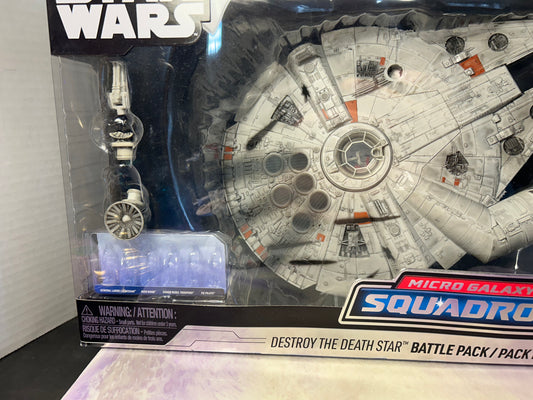 Star Wars Micro Galaxy Squadron Destroy The Death Star Battle Pack - New Opened